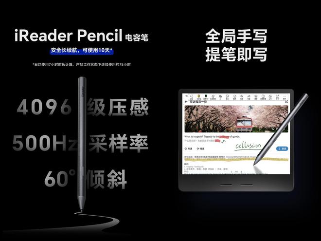 小彩屏Ocean 4C：掌上新笔记小巧大能量CQ9电子最新网站掌阅iReader新年发布(图4)
